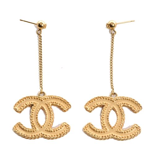 chanel cc star earrings|Chanel cc earrings price list.